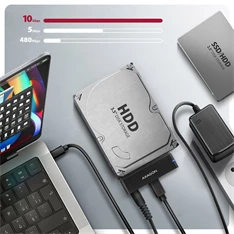 Axagon ADSA-FPX USB-C 10Gbps FAST PORT X 2.5"/3.5" SSD/HDD adapter Axagon ADSA-FPX USB-C 10Gbps FAST PORT X 2.5"/3.5" SSD/HDD adapter