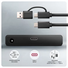 Axagon ADSA-FPX USB-C 10Gbps FAST PORT X 2.5"/3.5" SSD/HDD adapter Axagon ADSA-FPX USB-C 10Gbps FAST PORT X 2.5"/3.5" SSD/HDD adapter