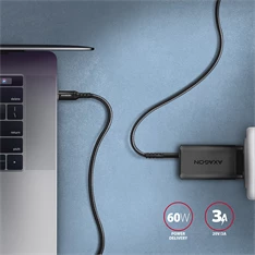 Axagon BUCM-CM15AB 1,5m USB C fekete adat- és töltőkábel Axagon BUCM-CM15AB 1,5m USB C fekete adat- és töltőkábel
