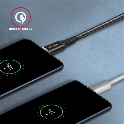 Axagon BUCM-CM15AB 1,5m USB C fekete adat- és töltőkábel Axagon BUCM-CM15AB 1,5m USB C fekete adat- és töltőkábel
