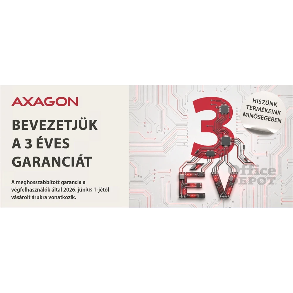 Axagon CRE-X1 USB 2.0 SD/microSD/MS/CF/XD kártyaolvasó