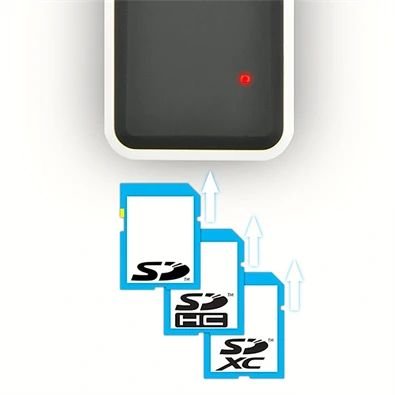 Axagon CRE-X1 USB 2.0 SD/microSD/MS/CF/XD kártyaolvasó