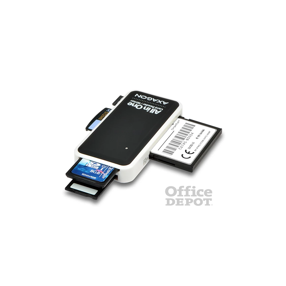 Axagon CRE-X1 USB 2.0 SD/microSD/MS/CF/XD kártyaolvasó