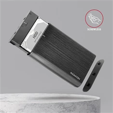 Axagon EE35-A6C USB-C 3.2 Gen 1 3,5" fekete külső HDD ház Axagon EE35-A6C USB-C 3.2 Gen 1 3,5" fekete külső HDD ház