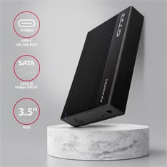 Axagon EE35-GTR USB-C 3.2 Gen 1 SATA 6G 3,5" fekete HDD/SSD ház Axagon EE35-GTR USB-C 3.2 Gen 1 SATA 6G 3,5" fekete HDD/SSD ház