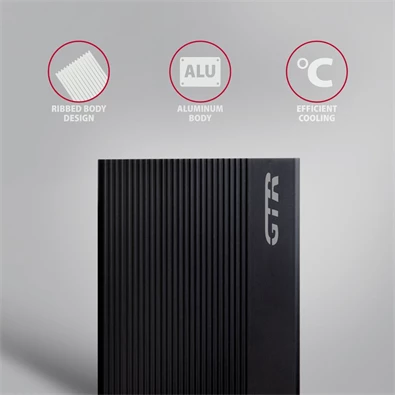 Axagon EE35-GTR USB-C 3.2 Gen 1 SATA 6G 3,5" fekete HDD/SSD ház Axagon EE35-GTR USB-C 3.2 Gen 1 SATA 6G 3,5" fekete HDD/SSD ház