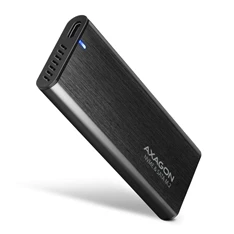 Axagon EEM2-SB2 USB-C 3.2 Gen 2 - M.2 NVMe/SATA fekete csavar nélküli külső SSD ház Axagon EEM2-SB2 USB-C 3.2 Gen 2 - M.2 NVMe/SATA fekete csavar nélküli külső SSD ház