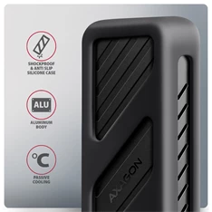 Axagon EEM2-20G USB-C 20Gbps - M.2 NVMe külső SSD ház Axagon EEM2-20G USB-C 20Gbps - M.2 NVMe külső SSD ház