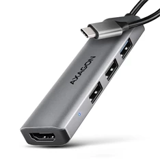 Axagon HMC-H3A USB-C 5Gbps STARTER 4in1 hub Axagon HMC-H3A USB-C 5Gbps STARTER 4in1 hub