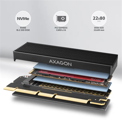 Axagon PCEM2-XS PCI-Express - NVME M.2 adapter Axagon PCEM2-XS PCI-Express - NVME M.2 adapter