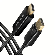 Axagon RVD-HI14C2 Displayport - HDMI 1.4 kábel, 1,8m Axagon RVD-HI14C2 Displayport - HDMI 1.4 kábel, 1,8m
