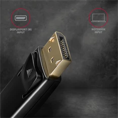Axagon RVD-HI14C2 Displayport - HDMI 1.4 kábel, 1,8m Axagon RVD-HI14C2 Displayport - HDMI 1.4 kábel, 1,8m