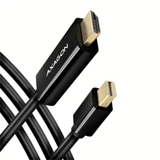 Axagon RVDM-HI14C2 Mini Displayport - HDMI 1.4 kábel Axagon RVDM-HI14C2 Mini Displayport - HDMI 1.4 kábel