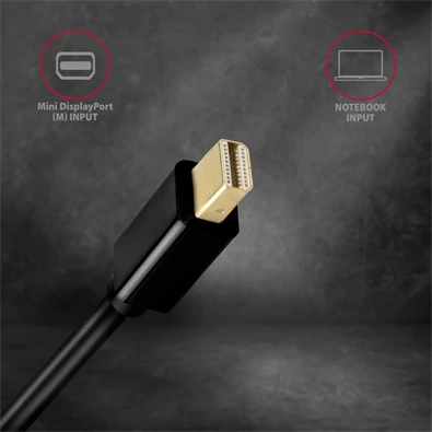Axagon RVDM-HI14C2 Mini Displayport - HDMI 1.4 kábel Axagon RVDM-HI14C2 Mini Displayport - HDMI 1.4 kábel