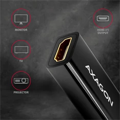 Axagon RVDM-HI14N Mini Displayport - HDMI 1.4 adapter Axagon RVDM-HI14N Mini Displayport - HDMI 1.4 adapter