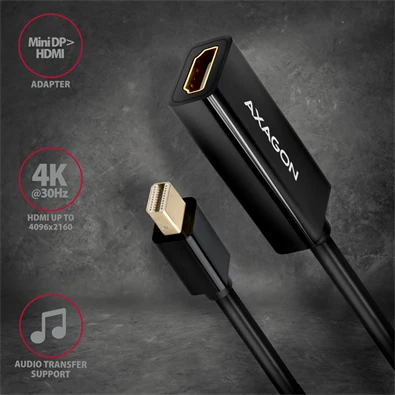 Axagon RVDM-HI14N Mini Displayport - HDMI 1.4 adapter Axagon RVDM-HI14N Mini Displayport - HDMI 1.4 adapter