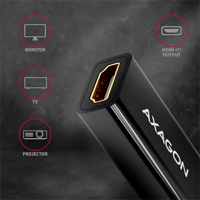 Axagon RVDM-HI14N Mini Displayport - HDMI 1.4 adapter Axagon RVDM-HI14N Mini Displayport - HDMI 1.4 adapter
