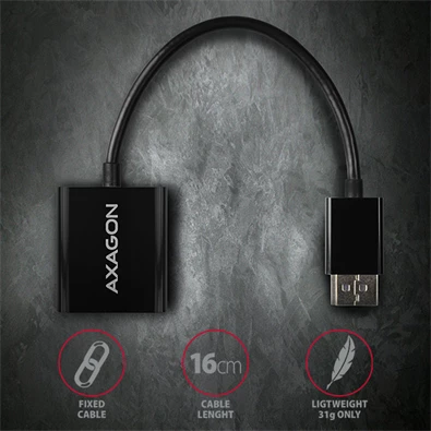 Axagon RVD-VGN Displayport - VGA adapter Axagon RVD-VGN Displayport - VGA adapter