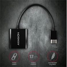 Axagon RVH-VGN HDMI - VGA adapter Axagon RVH-VGN HDMI - VGA adapter