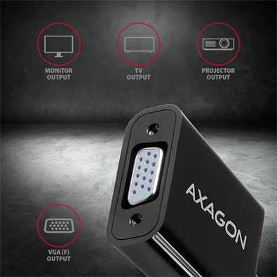Axagon RVH-VGN HDMI - VGA adapter Axagon RVH-VGN HDMI - VGA adapter