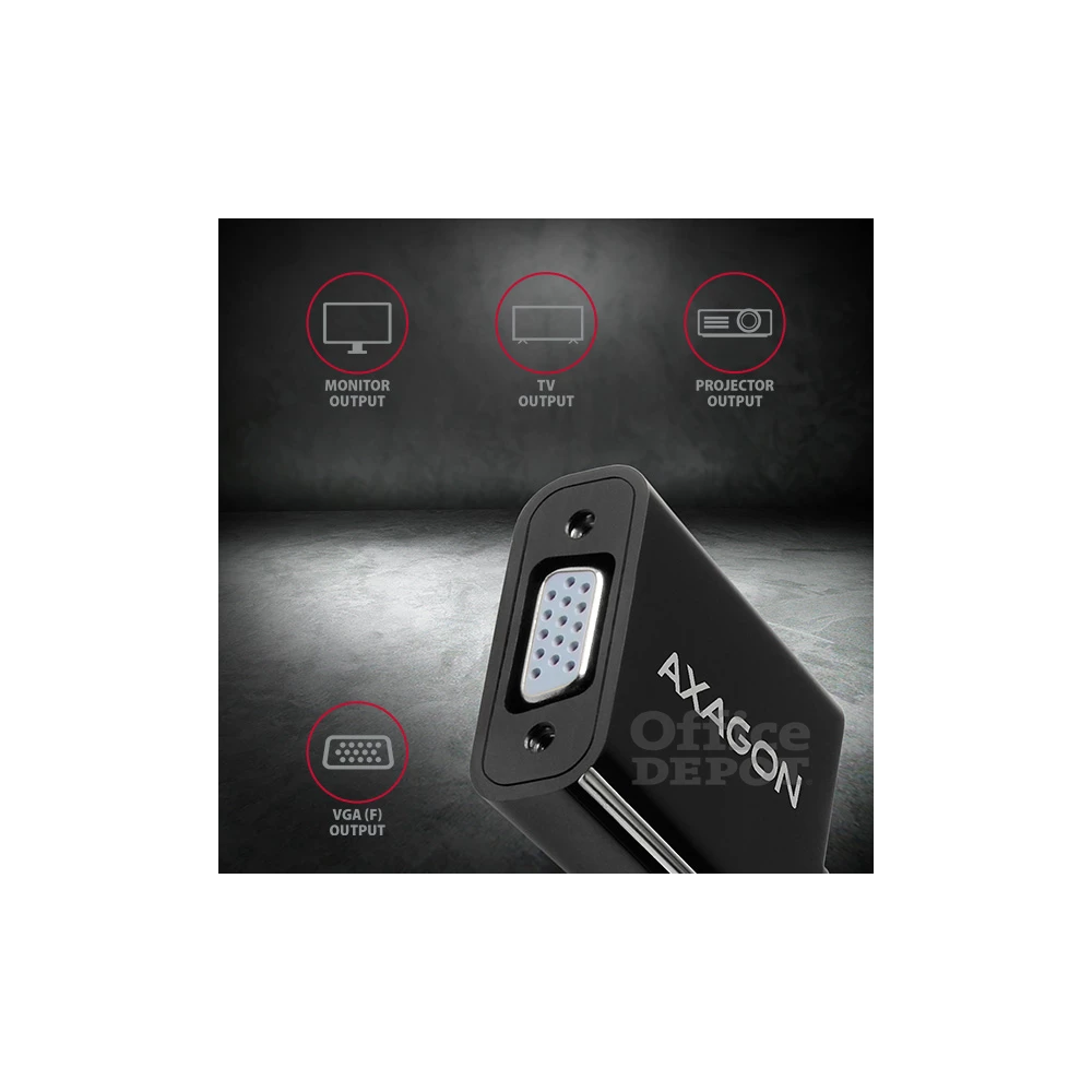 Axagon RVH-VGN HDMI - VGA adapter