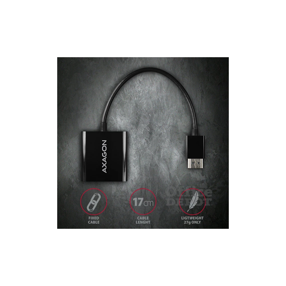 Axagon RVH-VGN HDMI - VGA adapter