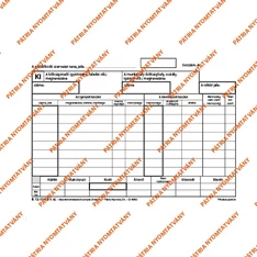 B.12-114/V A5 25x4lapos fekvő "Készletkivételezési bizonylat" nyomtatvány B.12-114/V A5 25x4lapos fekvő "Készletkivételezési bizonylat" nyomtatvány