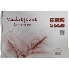 B4 famentes vázlatfüzet B4 famentes vázlatfüzet