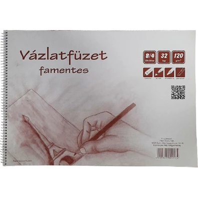 B4 famentes vázlatfüzet B4 famentes vázlatfüzet