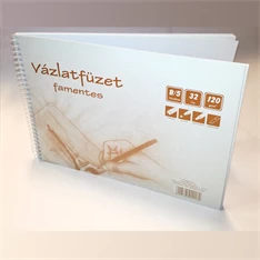 B5 famentes 32 lapos spirálos vázlatfüzet B5 famentes 32 lapos spirálos vázlatfüzet