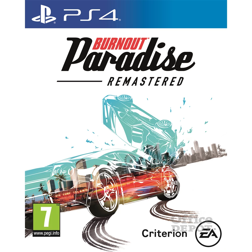 Burnout Paradise Remastered PS4 játékszoftver