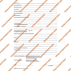 B.VALL.349 A4 24lapos álló "Munkahelyi munkabaleseti napló" nyomtatvány B.VALL.349 A4 24lapos álló "Munkahelyi munkabaleseti napló" nyomtatvány