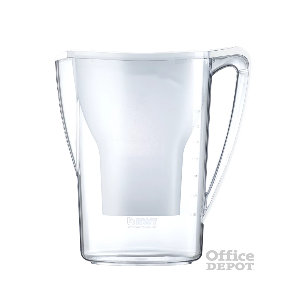 BWT Aqualizer Home 125626883 2,7l fehér vízszűrő kancsó + üvegkulacs