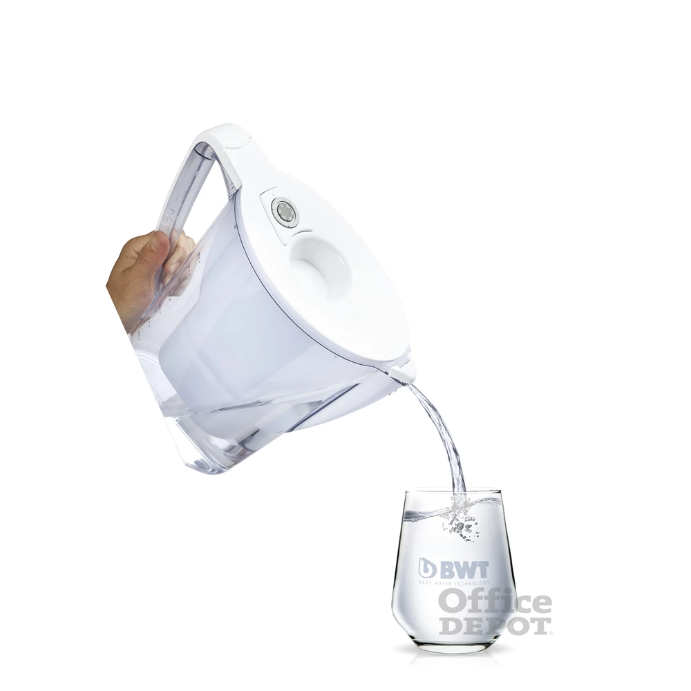 BWT Aqualizer Home 125626883 2,7l fehér vízszűrő kancsó + üvegkulacs