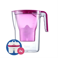 BWT Vida 125637740 2,6l pink vízszűrő kancsó + 3db szűrő BWT Vida 125637740 2,6l pink vízszűrő kancsó + 3db szűrő