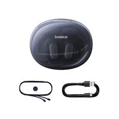 Baseus A00064400121-00 Eli Sport 1 Open-Ear True Wireless fekete fülhallgató Baseus A00064400121-00 Eli Sport 1 Open-Ear True Wireless fekete fülhallgató