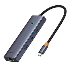 Baseus B00052802811-00 UltraJoy 6in1 szürke HUB Baseus B00052802811-00 UltraJoy 6in1 szürke HUB
