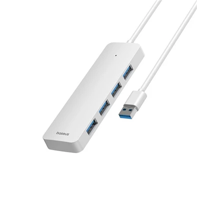 Baseus B0005280B211-01 UltraJoy Lite 4in1 fehér HUB Baseus B0005280B211-01 UltraJoy Lite 4in1 fehér HUB