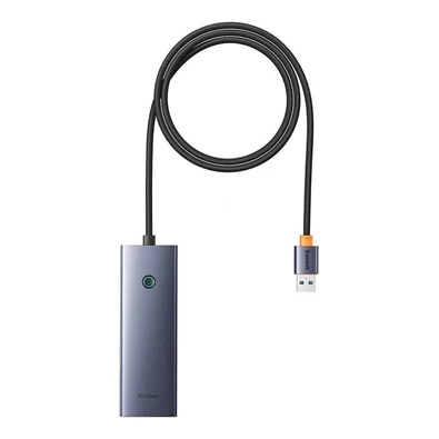 Baseus B0005280B811-05 UltraJoy Lite 4in1 szürke HUB Baseus B0005280B811-05 UltraJoy Lite 4in1 szürke HUB