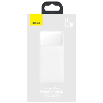 Baseus Bipow 20000mAh fehér power bank Baseus Bipow 20000mAh fehér power bank