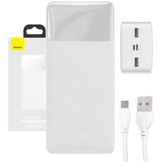 Baseus Bipow 30000mAh fehér powerbank Baseus Bipow 30000mAh fehér powerbank