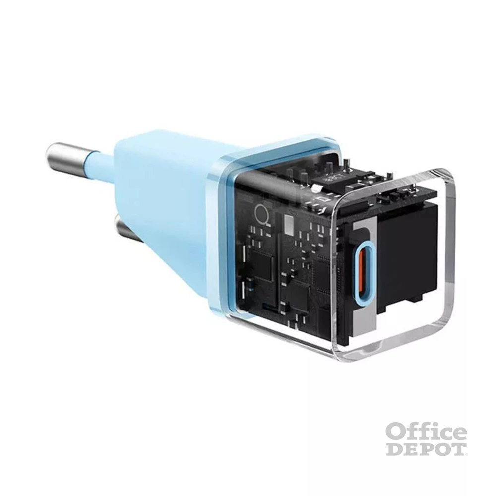 Baseus CCGN050103 Mini GaN5 20W kék hálózati töltő adapter