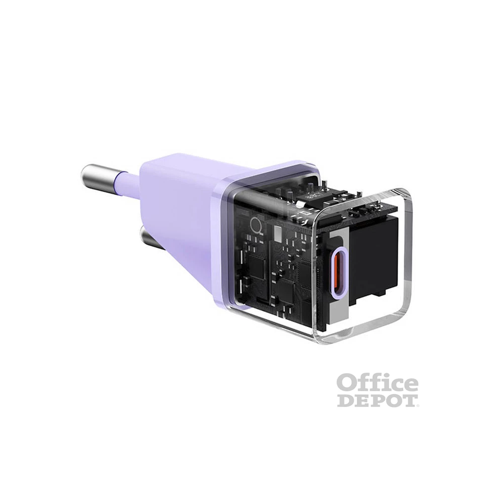 Baseus CCGN050105 Mini GaN5 20W lila hálózati töltő adapter