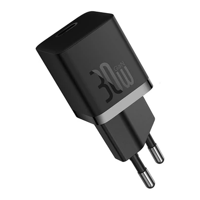 Baseus CCGN070401 GaN5 30W fekete töltő Baseus CCGN070401 GaN5 30W fekete töltő