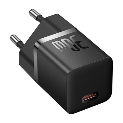 Baseus CCGN070401 GaN5 30W fekete töltő Baseus CCGN070401 GaN5 30W fekete töltő
