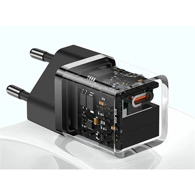 Baseus CCGN070401 GaN5 30W fekete töltő Baseus CCGN070401 GaN5 30W fekete töltő