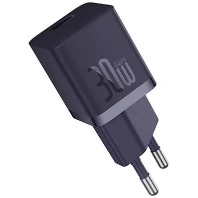 Baseus CCGN070705 Mini GaN5 30W lila hálózati töltő adapter Baseus CCGN070705 Mini GaN5 30W lila hálózati töltő adapter