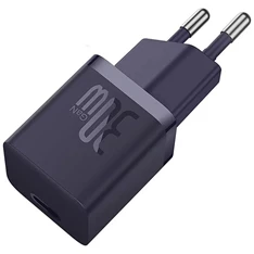 Baseus CCGN070705 Mini GaN5 30W lila hálózati töltő adapter Baseus CCGN070705 Mini GaN5 30W lila hálózati töltő adapter