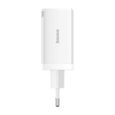 Baseus CCGP120202 GaN5 Pro 65W 2xUSB C/USB fehér töltő Baseus CCGP120202 GaN5 Pro 65W 2xUSB C/USB fehér töltő