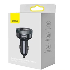 Baseus CCLH-01 Enjoy fekete FM transzmitter Baseus CCLH-01 Enjoy fekete FM transzmitter